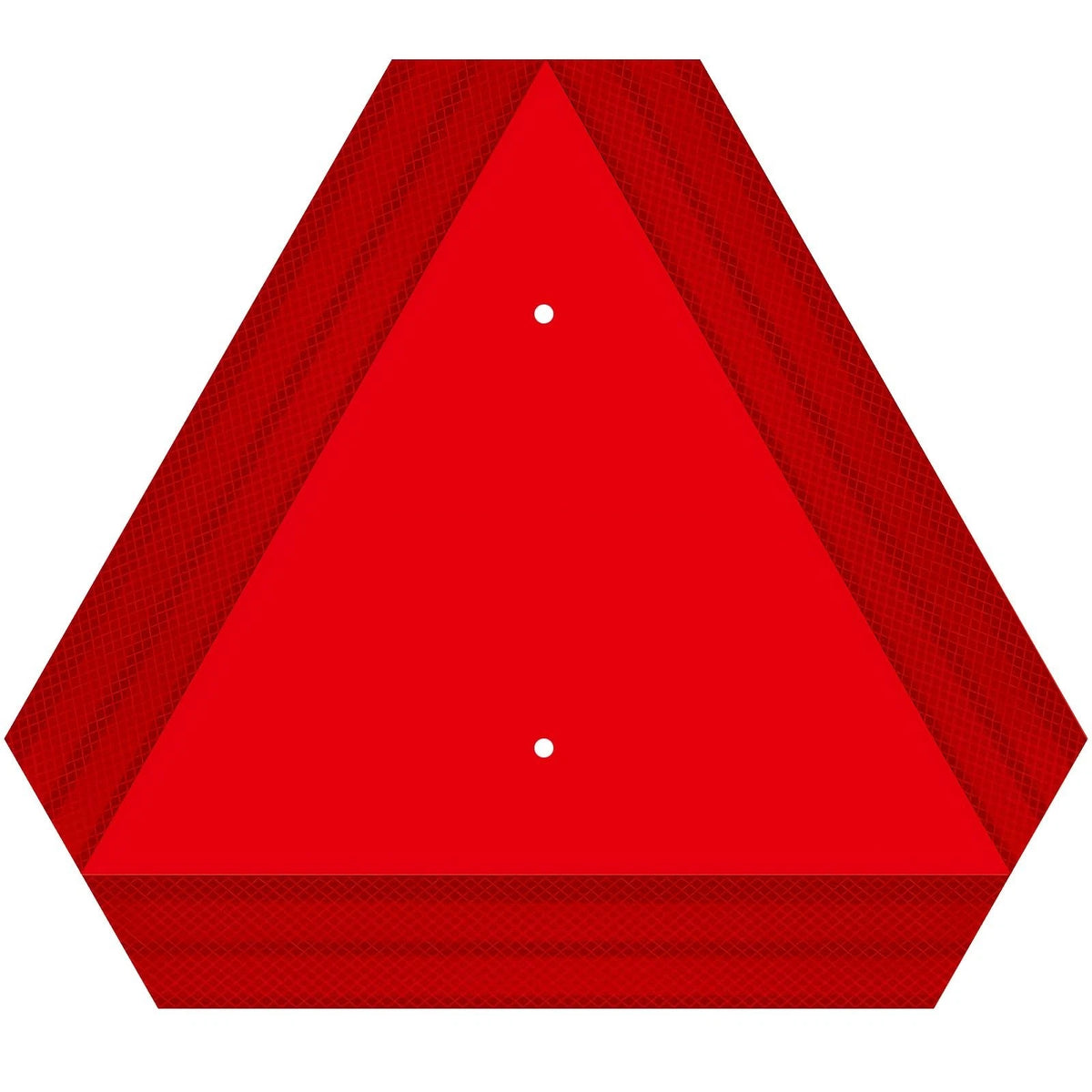 Slow Moving Vehicle Triangle Sign 14x16 Aluminum Diamond Grade Reflective