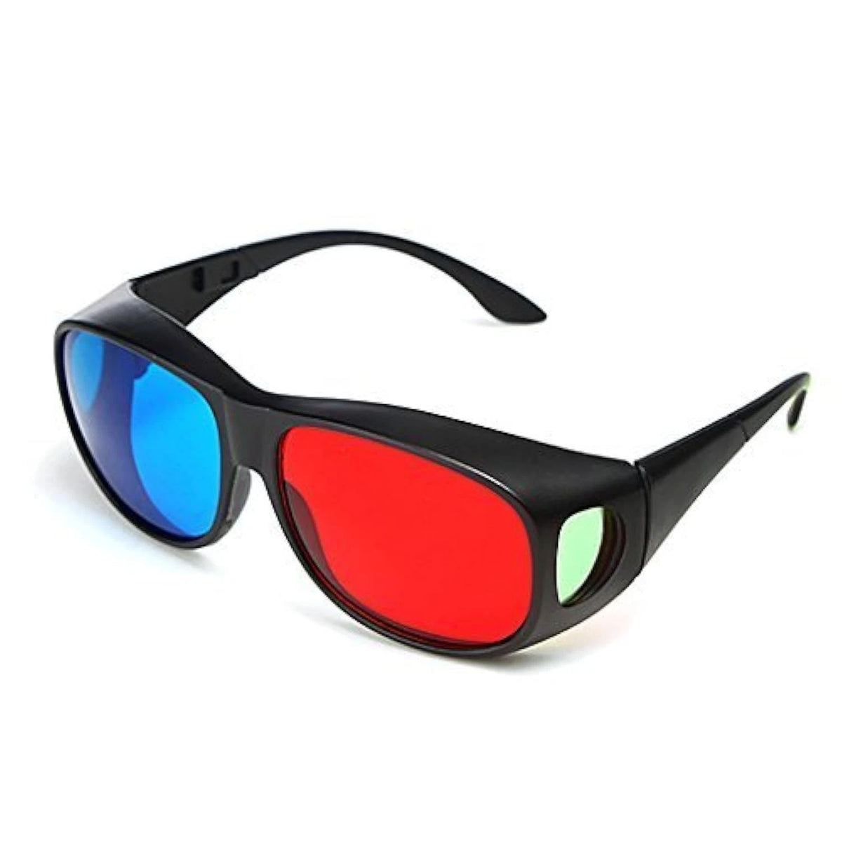 BIAL Red Blue Cyan Anaglyph 3D Glasses for Movies Games Simple Style