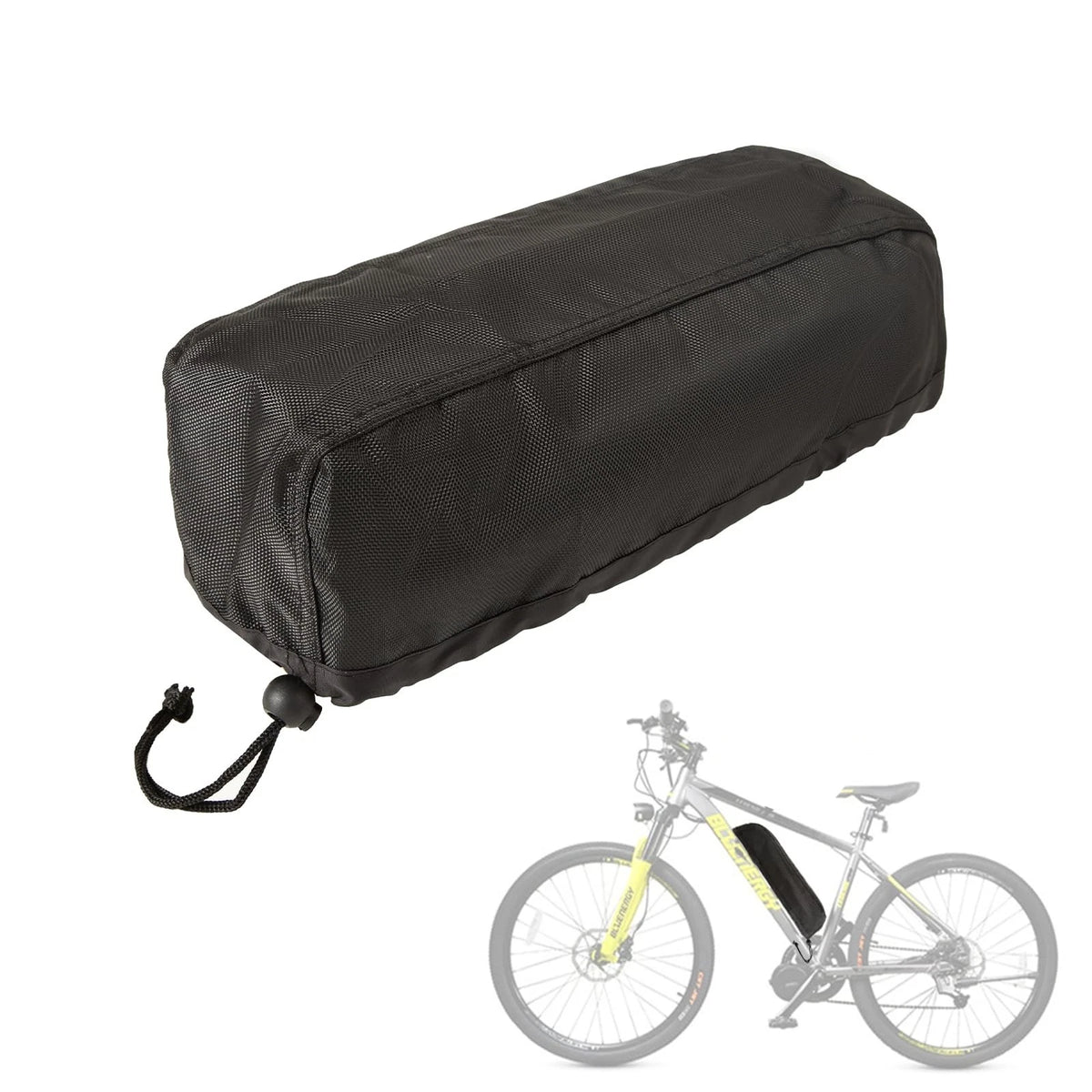 Ebike Battery Cover Waterproof,Outdoor E-bike Dirtproof Protective,Bag Elastic B