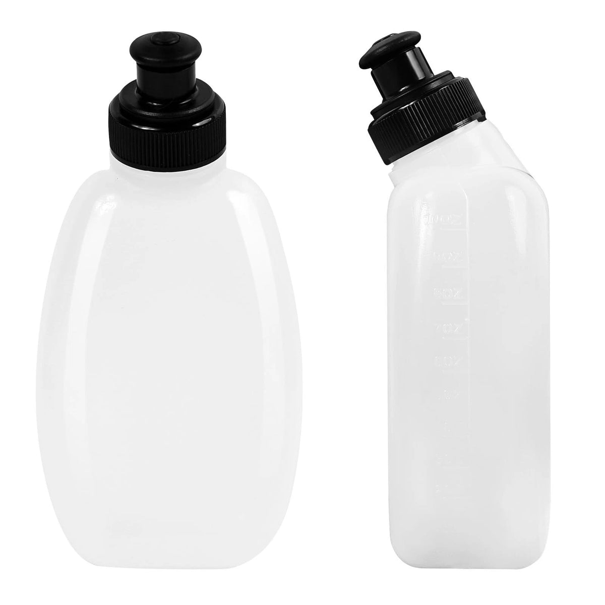 2 Pack 10oz BPA-Free Bike Water Bottle and Running Water Bottle Set - For Hydrat