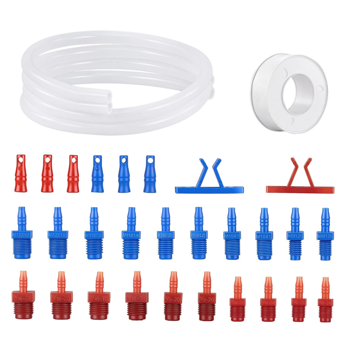Orion Motor Tech Master Cylinder Bleeder Kit Compatible with 14151, 31pc Complet