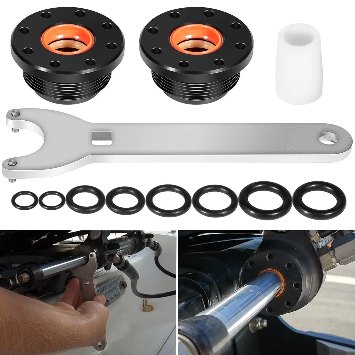 HC5345 Seal Kit For SeaStar Hydraulic Steering Cylinder Seal Kit with Pin Wrench