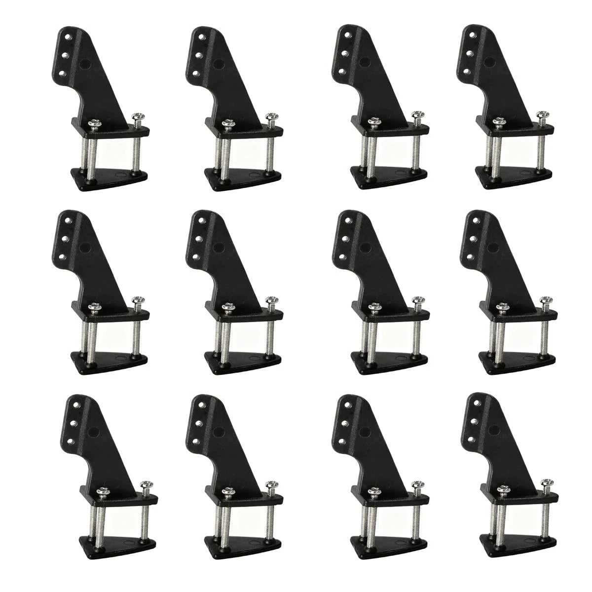 12 Sets Nylon Control Horns L20?14?29mm 3 Holes Positions for RC Airplane K...