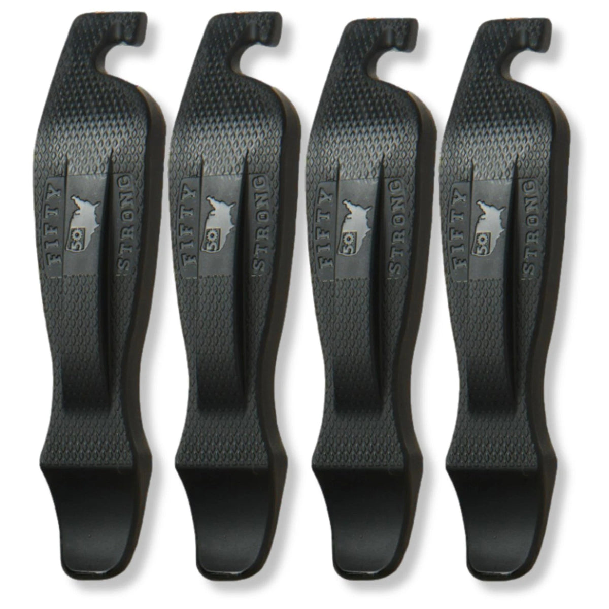 Bike Tire Levers — Set of 4 Ultra-Strong Bicycle Tire Removal Tools | Ergonom...