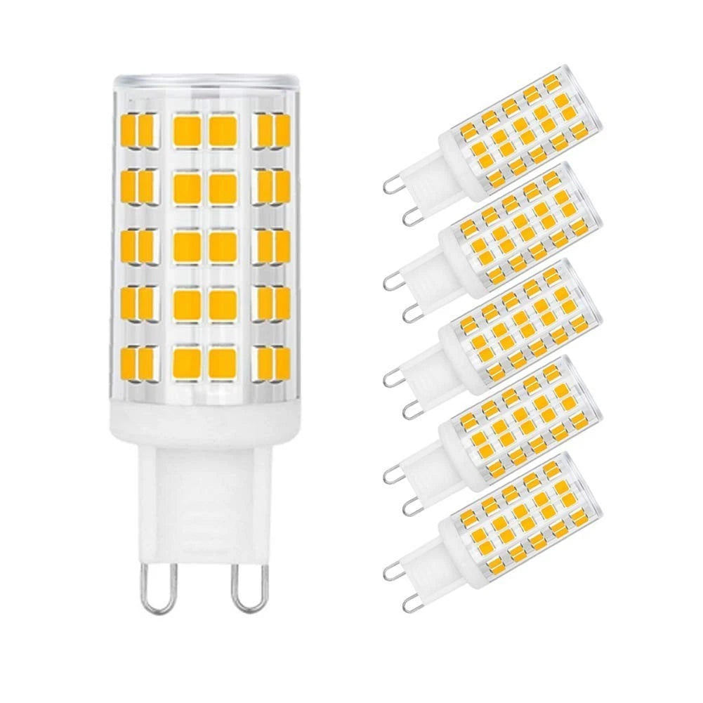 G9 LED Bulbs Dimmable 6W (60W Halogen Bulb Equivalent), Warm White 3000K, 110V-1
