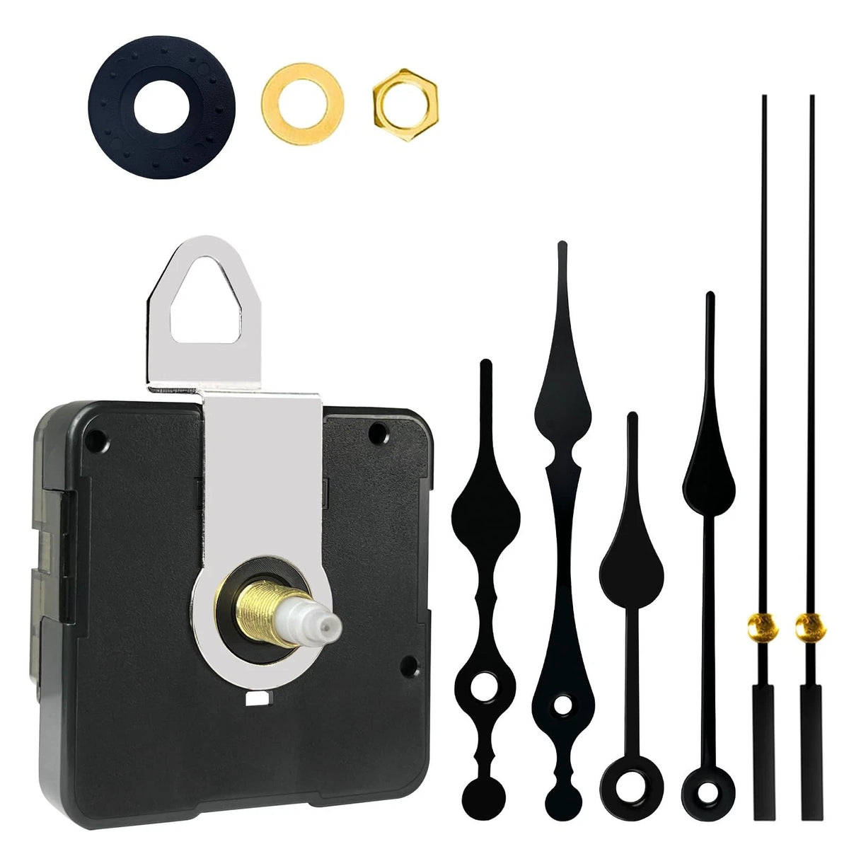 Clock Mechanism Replacement,Quartz Battery Operated Movement Silent DIY Wall ...