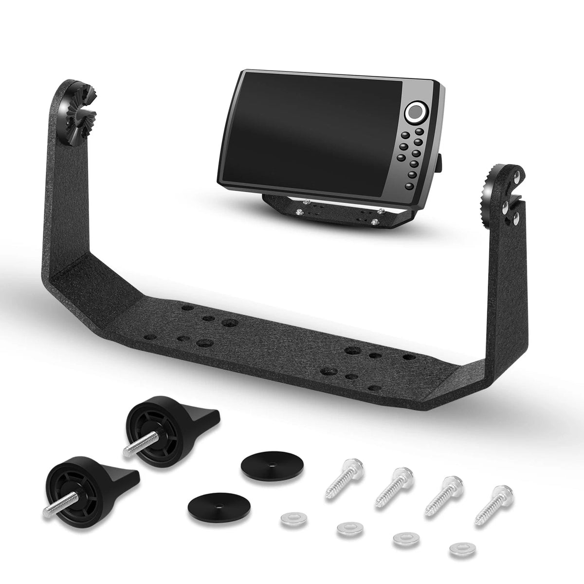 Gimbal Mount Bracket with Knobs and Screws for Helix 8, 9, 10 Fishfinders