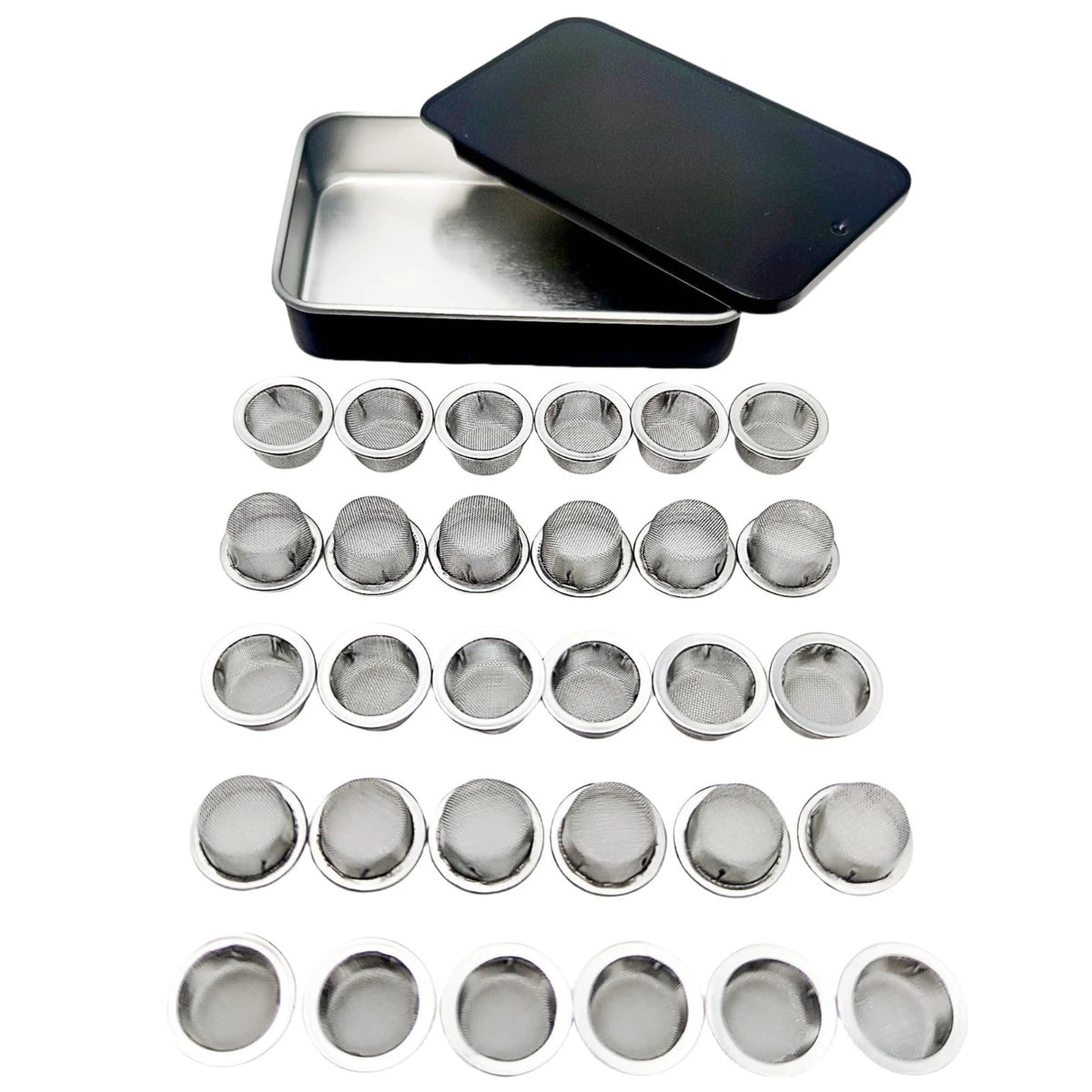 30Pcs Pipe Screens 1/2 Inch Premium 304 Stainless Steel 0.5