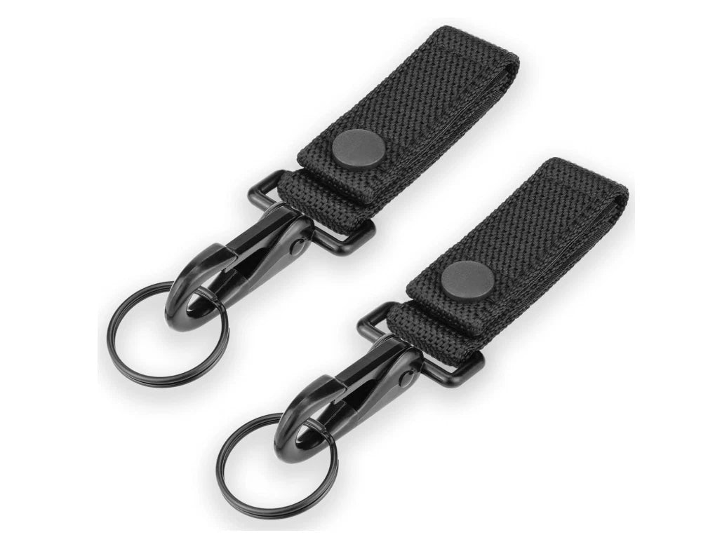 Ullnosoo Heavy Duty Belt Keeper Keychain Belt Clip, Key Ring Holder for Duty Bel