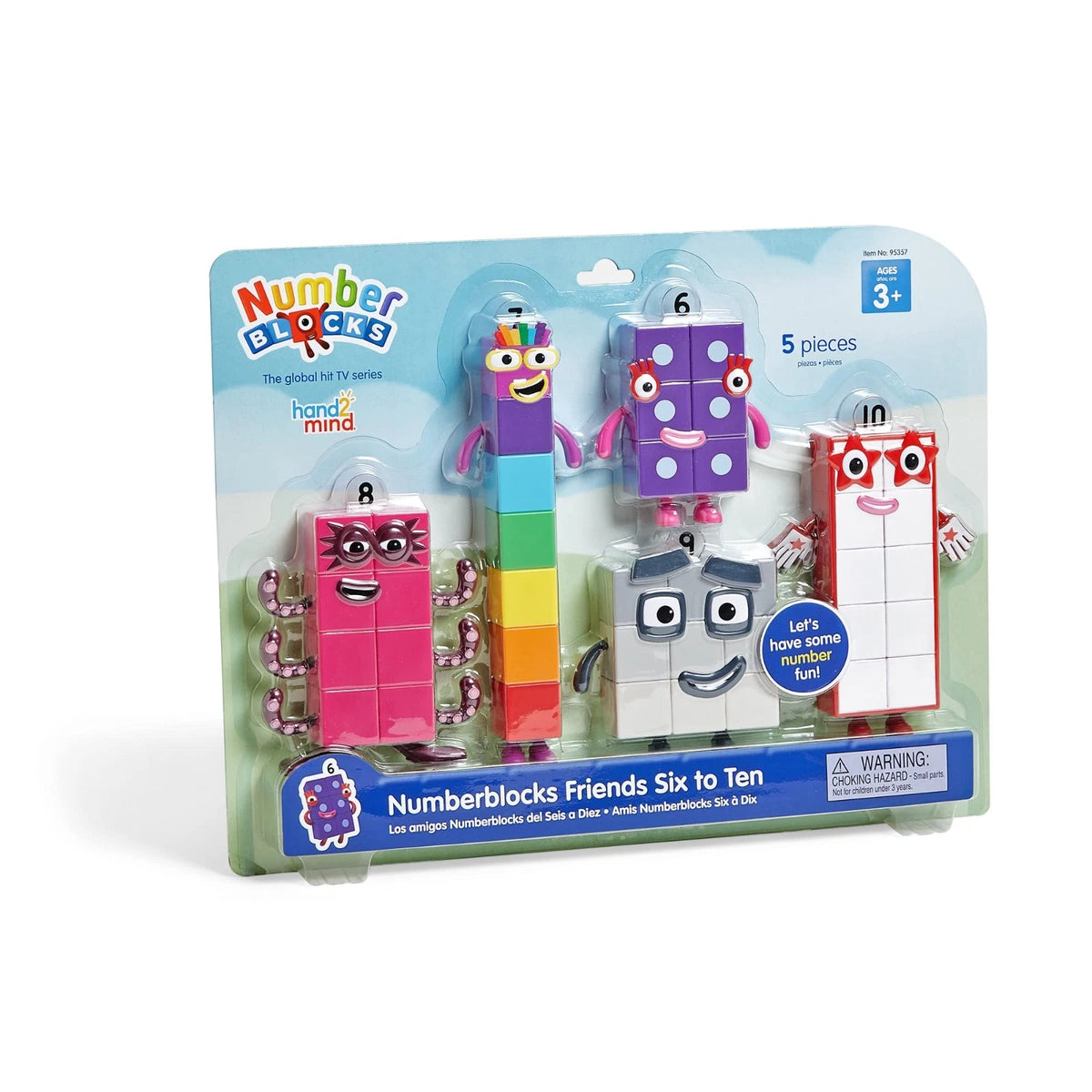 Numberblocks Friends Six to Ten, Action Figure Set, Toy Figures & Playsets, Smal