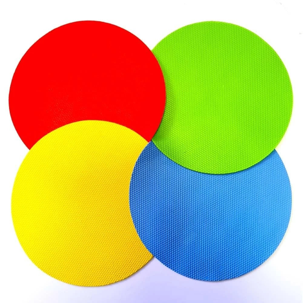 4Pcs Rubber Jar Opener Bottle Gripper Non Slip Pad Multi-Function Can Opener for