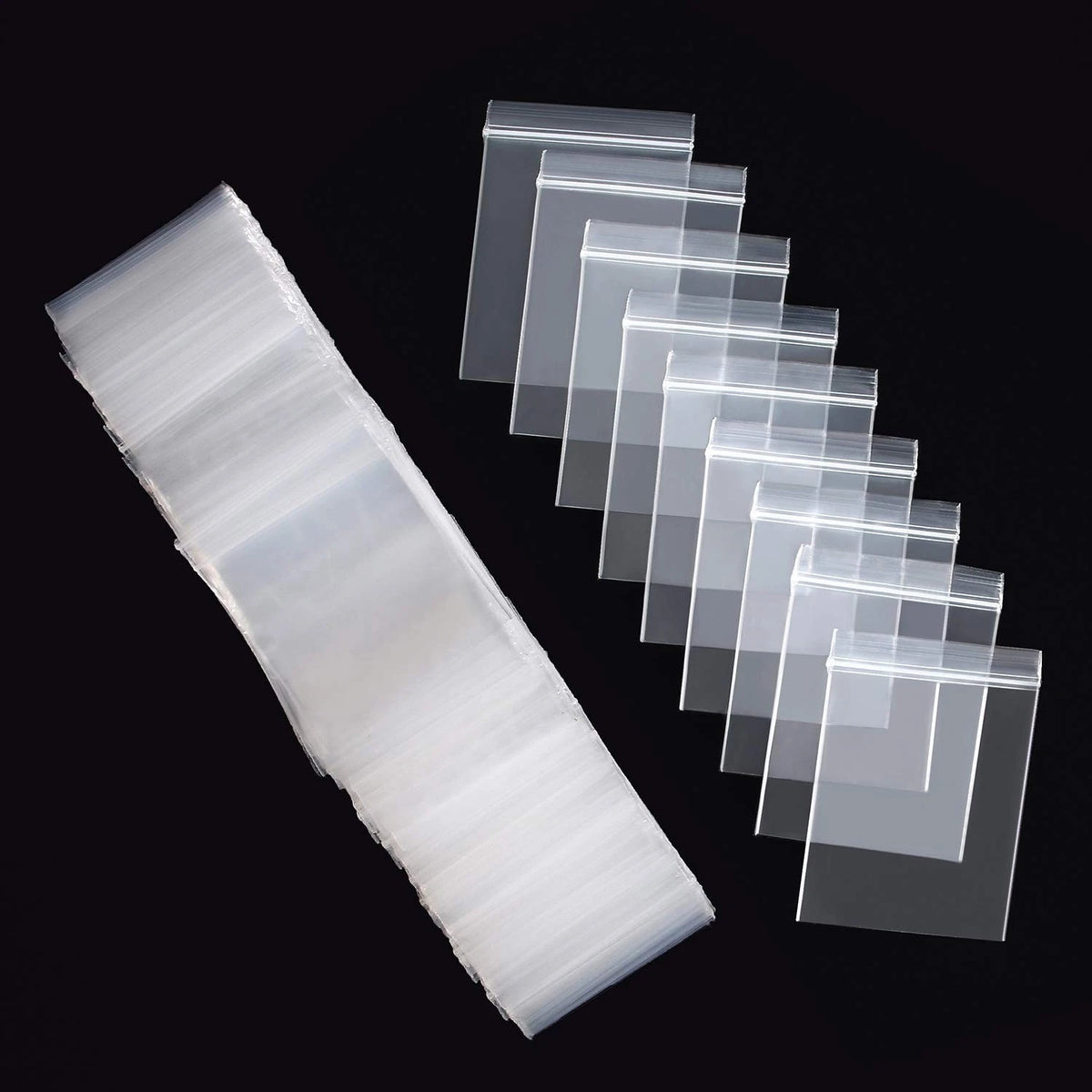 400Pcs Small Zip Bags 2x3 Resealable Clear Plastic Bags for Jewelry Candy