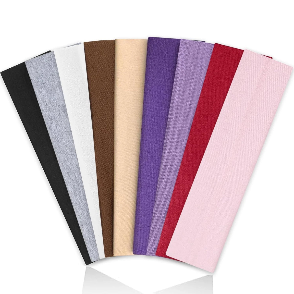 Headbands for Women Non Slip, 9Pcs Soft Elastic Hair Bands for Women's Hair