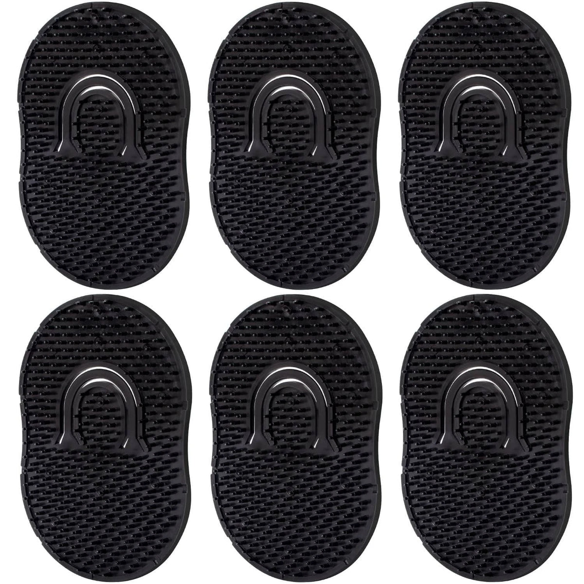 6 Pack Portable Pocket Palm Combs Finger Hand Scalp Massage Shampoo Brush