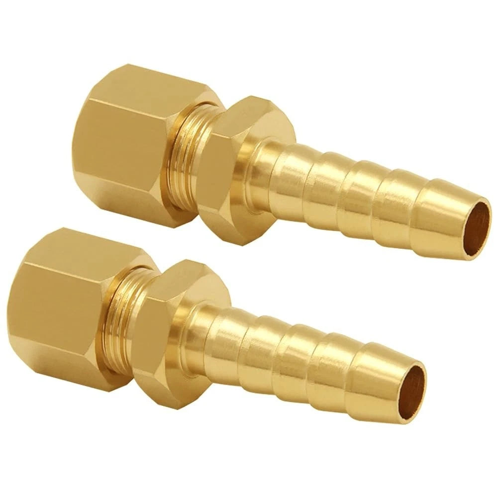 2PCS Brass Fuel Line Adapter 5/16