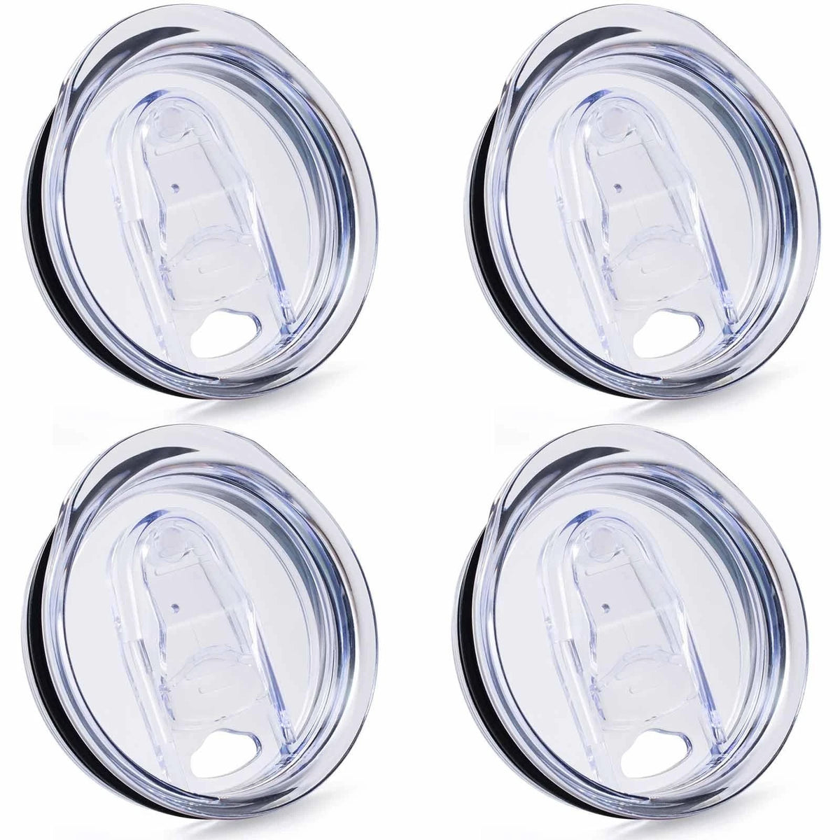 4 Pcs 20 oz Tumbler Lid Replacement Skinny Cup Lids for Coffee Tea on Travel...