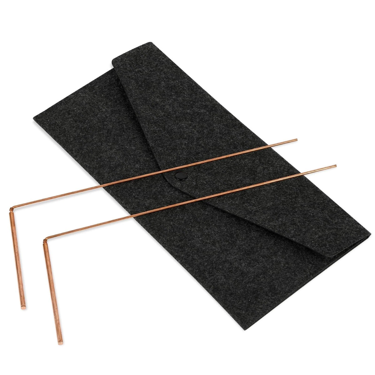 Dowsing Rods, 2Pcs Dowsing Rods Copper Spiritual, Copper Dowsing Rods with Bag-W