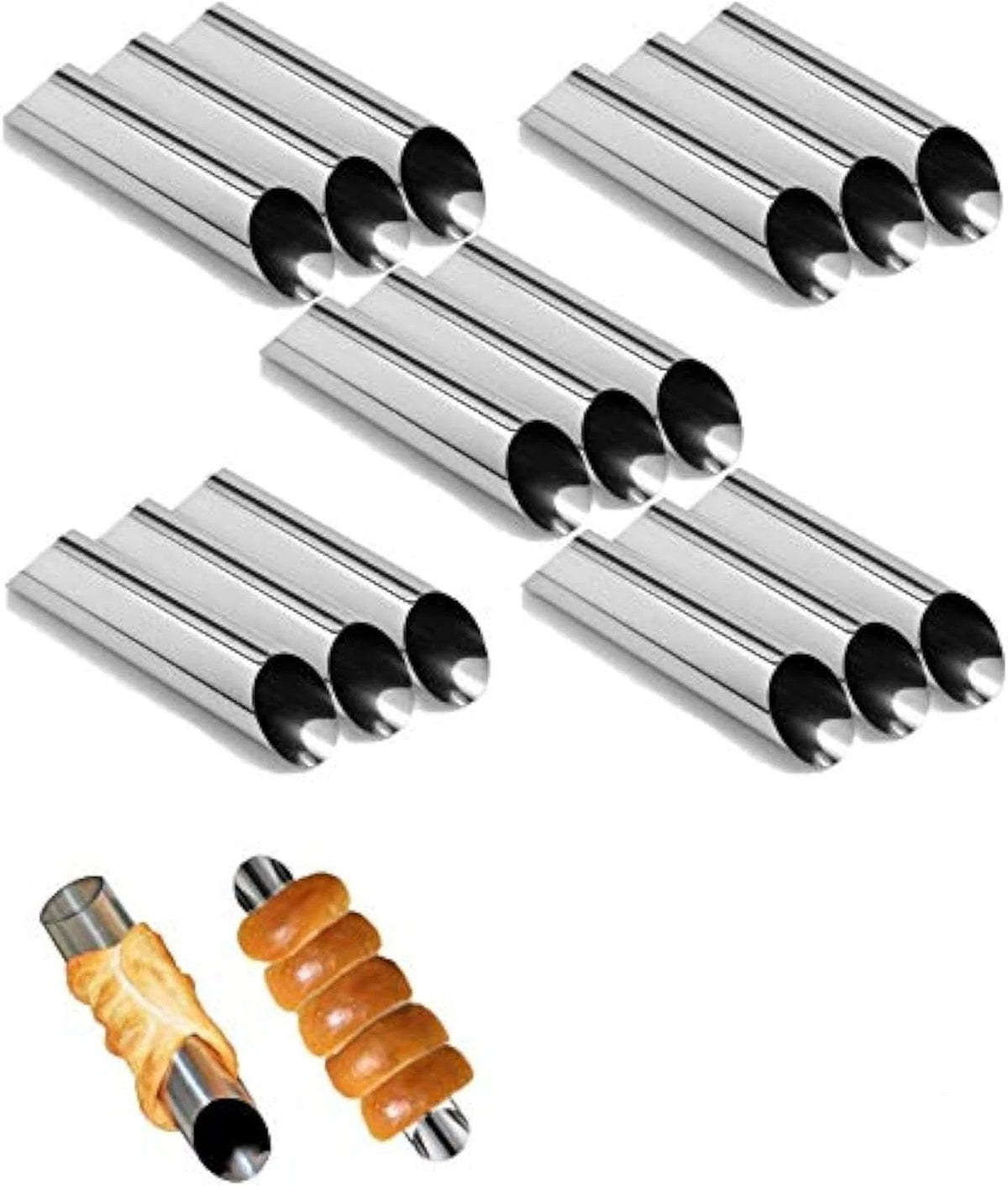 15pcs Cannoli Tubes 5