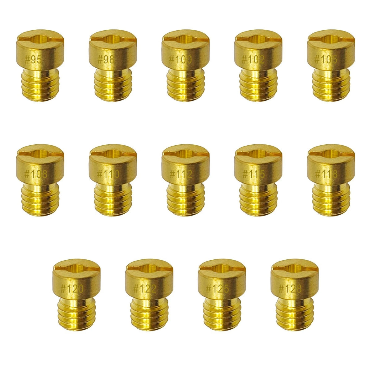 Main Jet Kit for Keihin Nibbi CVK PE PZ GY6, Carburetor Jets Set Tuning, New USA