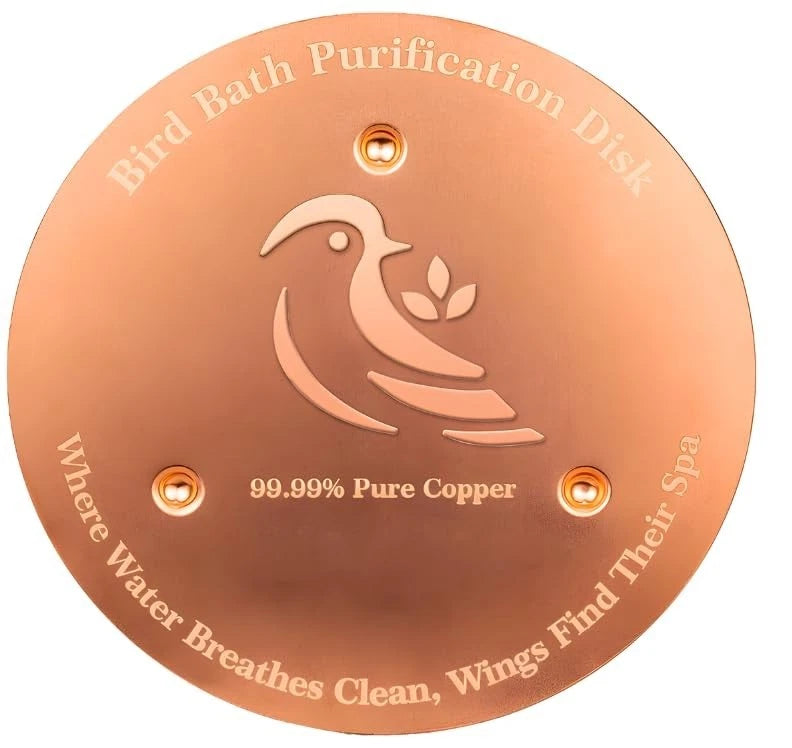 Bird Bath Copper Disk Premium 0.6Mm Sturdy 99.99% Pure Copper Disk