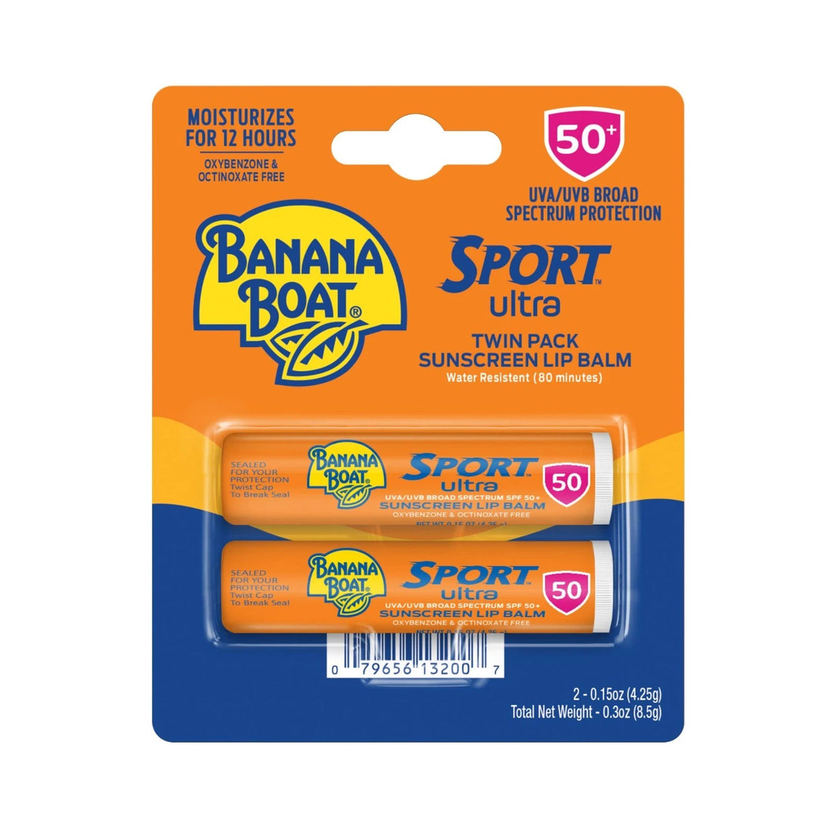 Boat Sport Ultra Lip Balm Sunscreen, SPF 50, Twin Pack, Free Shipping