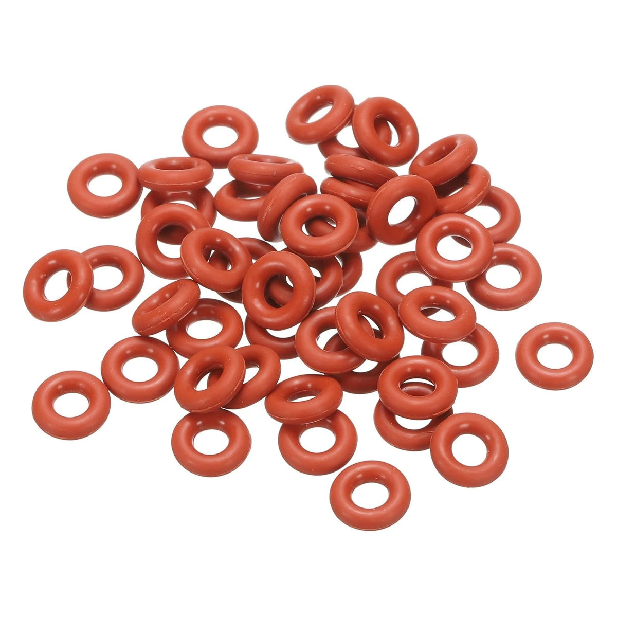 Silicone O-Ring 12mm OD 6mm ID 3mm Width, 100Pcs Metric VMQ Sealing 12x6x3mm