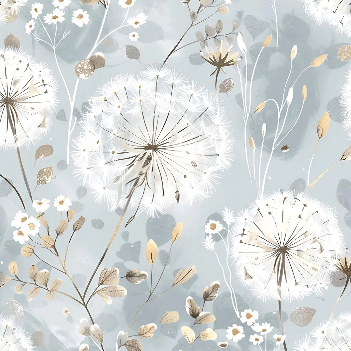 Floral Wallpaper Peel and Stick Dandelion Wallpaper Floral Contact Paper