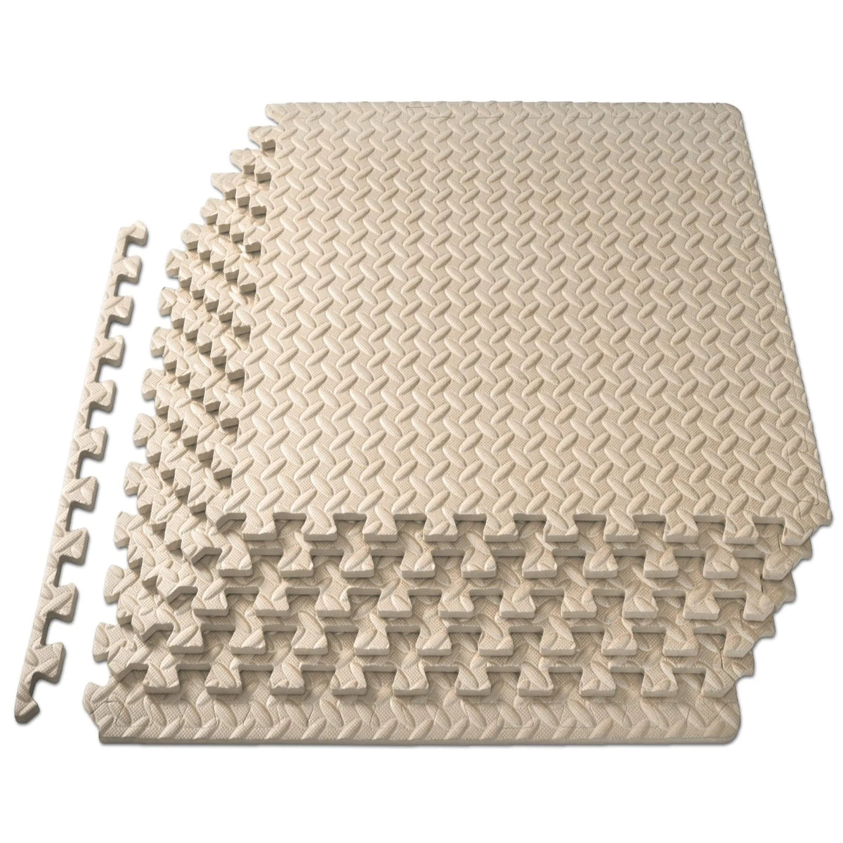 Puzzle Exercise Mat ?in, EVA Interlocking Foam Floor Tiles for Home Gym, Mat...