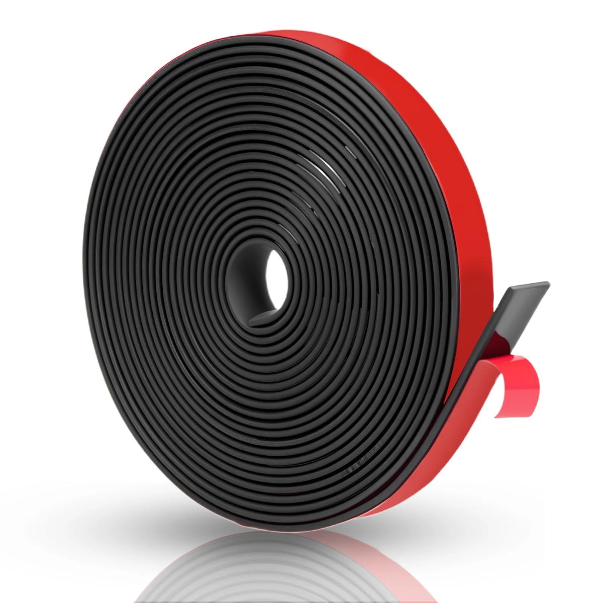 Adhesive Solid Rubber Strips - 1/2