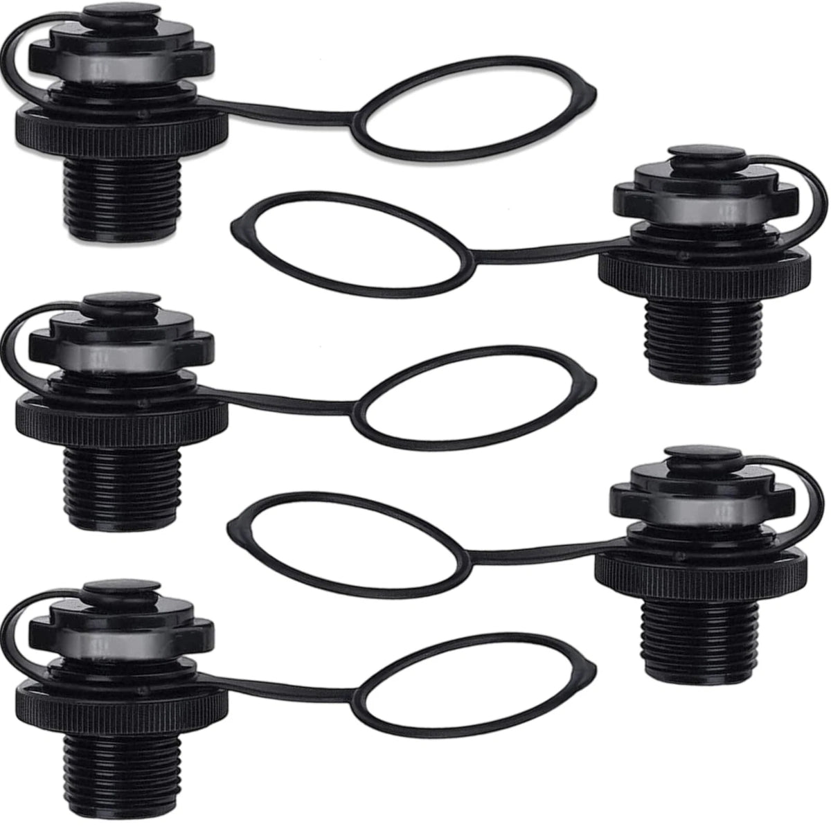 Inflatable Kayaks Boat Plug 5PCS,20MM Threaded Diameter Inflatable Boats Kayak R