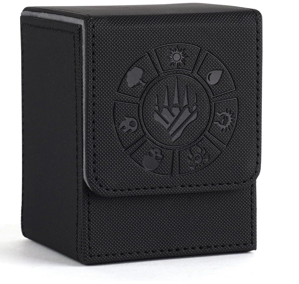 Card Deck Box, 110+ Storage MTG Deck Box with 50 Pcs Card Sleeve, Collectible Tr
