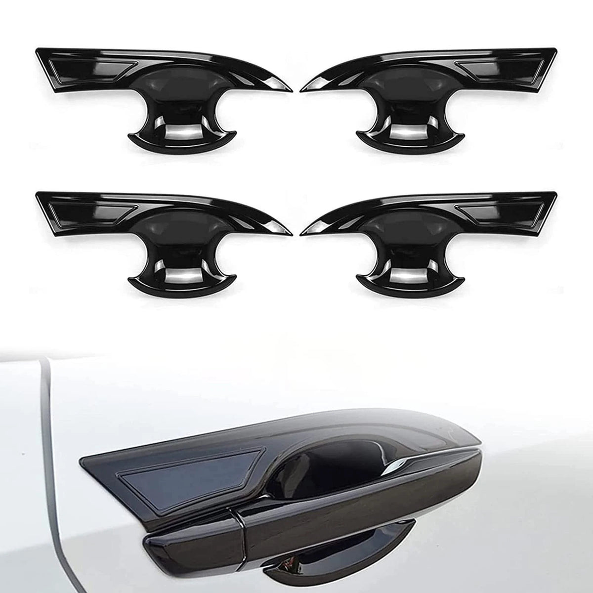 10Th Gen Honda Civic ABS Exterior Door Handle Cover Door Decoration Frame Trim A