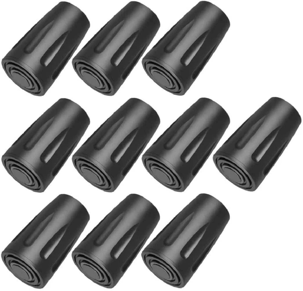 10x Trekking Pole Tips Protectors for Hiking Sticks & Nordic Walking Poles...