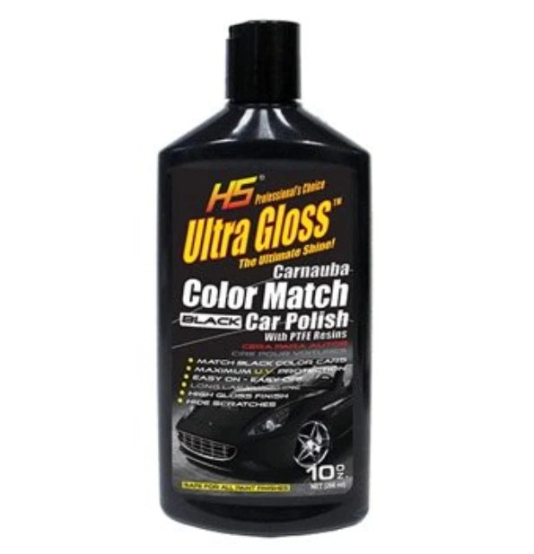 Black Car Color Wax Scratch Remover Carnauba Polish Motorcycle Boat RV 10oz HS