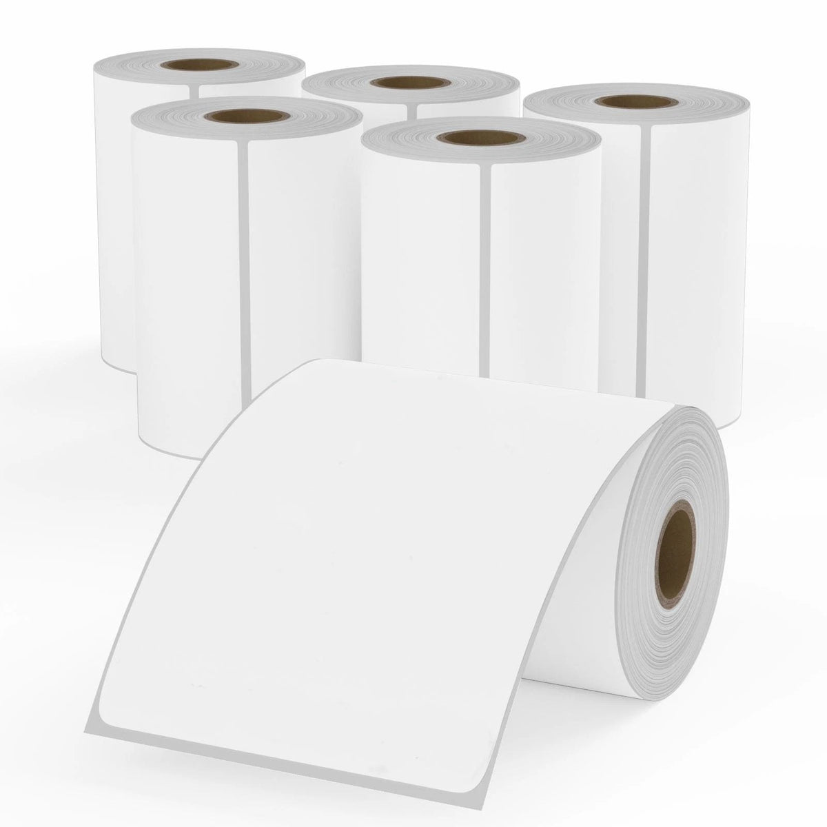 4X6 Blank Direct Thermal Shipping Labels, 250 Labels per Roll, 6 Rolls, 1500 Lab