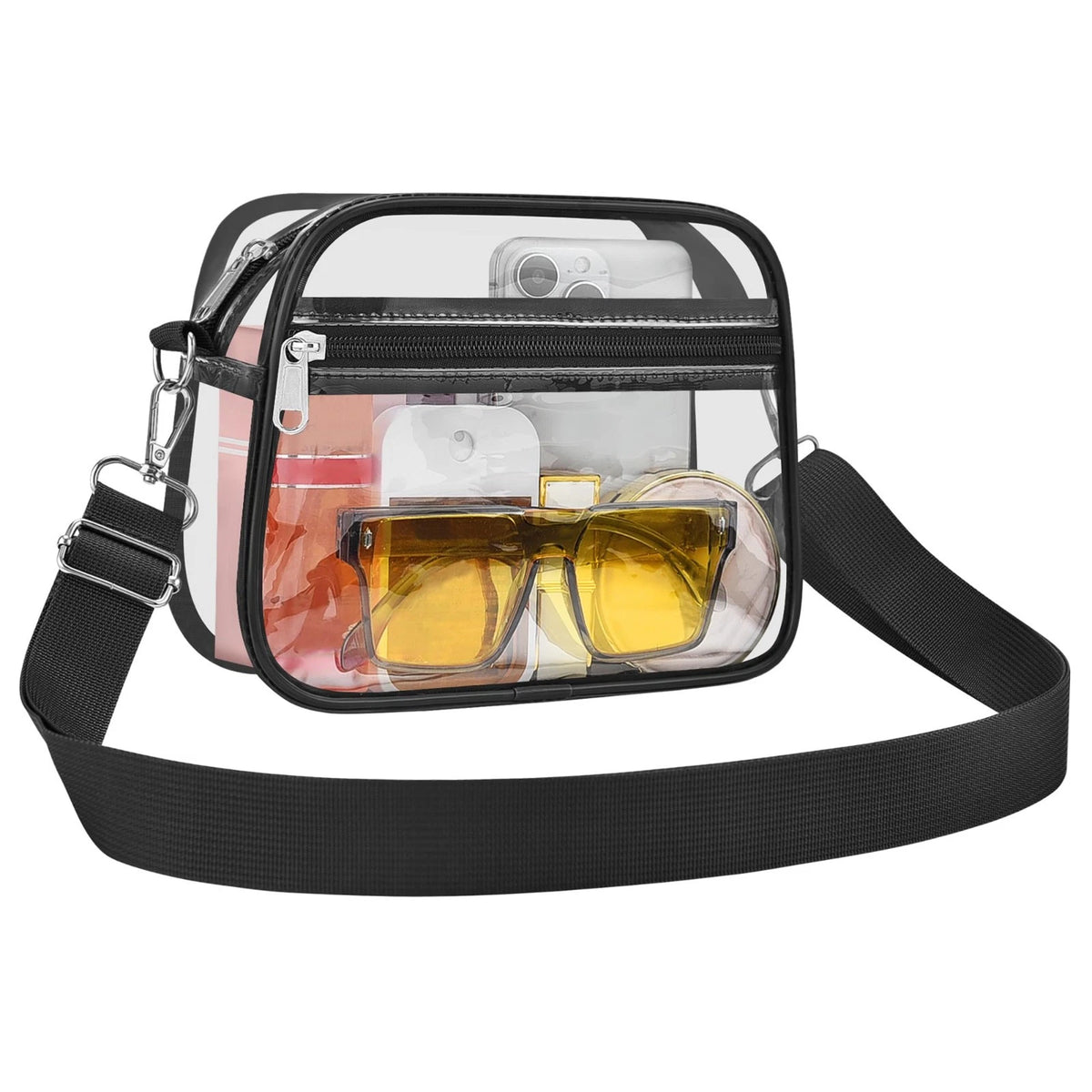Clear Bag for Stadium Events Clear Sports Fan Handbags Purses with Adjustbale St