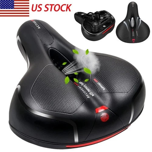 Bicycle Gel Saddle Extra Wide Big Bum Cushion Pad Comfort Bike Seat