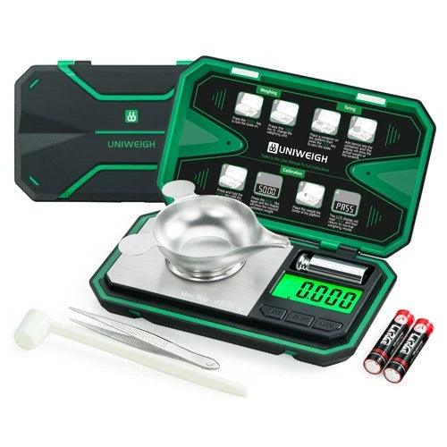 Milligram Scale Precision 0.001G/50G, Digital Jewelry Scale for Powder,Coins,Gol