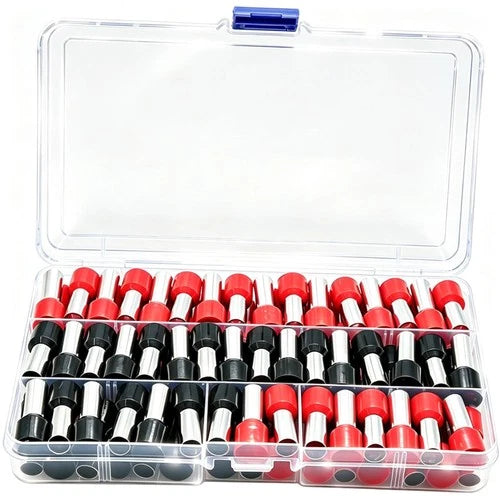 70PCS 4 Gauge Ferrule Connectors - Insulated End Terminals for Car Amplifier Pow