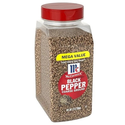 Mccormick Pepper Black Coarse Ground, 13.0 Oz