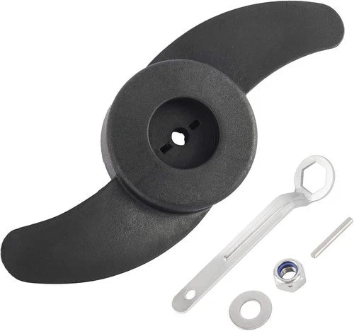 NovelBee 2 Blade Electric Trolling Motor Outboard Propeller,Power Prop Kit
