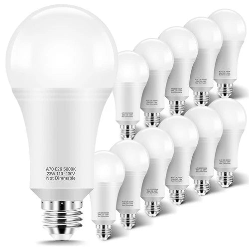 150W-200W Equivalent LED Light Bulbs, A21 23W Super Bright Light Bulb 5000K Dayl