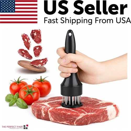 Meat Tenderizer Tool 21 Needles Stainless Steel for Tenderizing Kitchen Tool USA