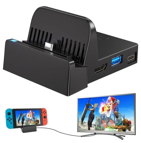 Docking Station for Nintendo Switch/Switch OLED Portable Adapter Charger