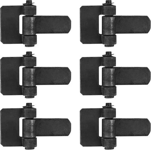 Heneng 6 Pcs Weld-On Trailer Hinges, 5-1/8
