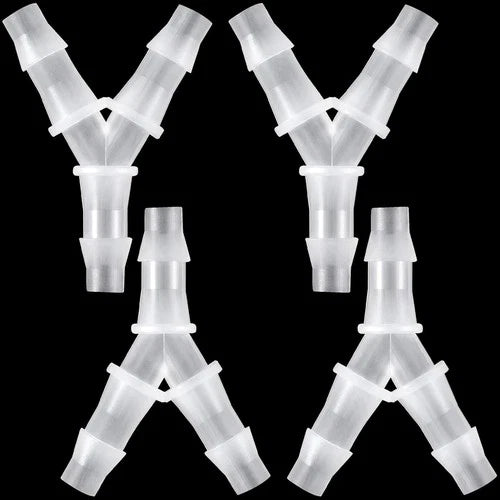 4 Pcs Hose Barb Fitting, 1/4
