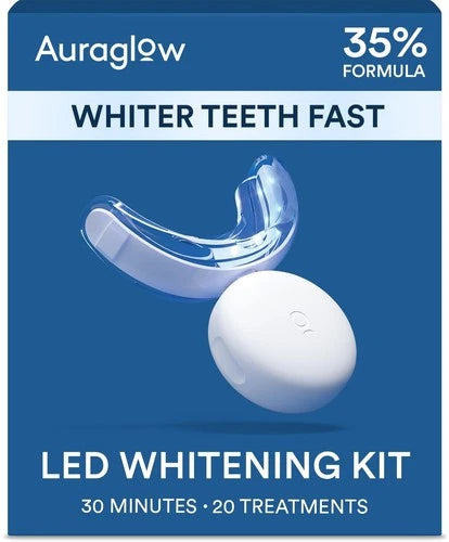 Teeth Whitening Kit, LED Accelerator Light, 35% Carbamide Peroxide Teeth Whiteni