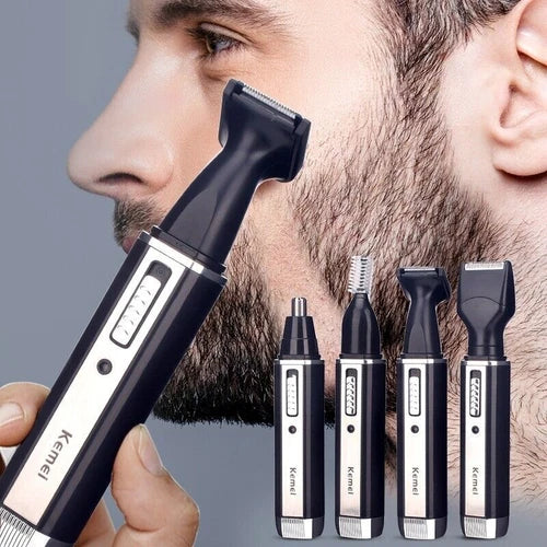 Kemei Men Electric Ear Beard Nose Hair Trimmer Eyebrow Remover Shaver Clipper