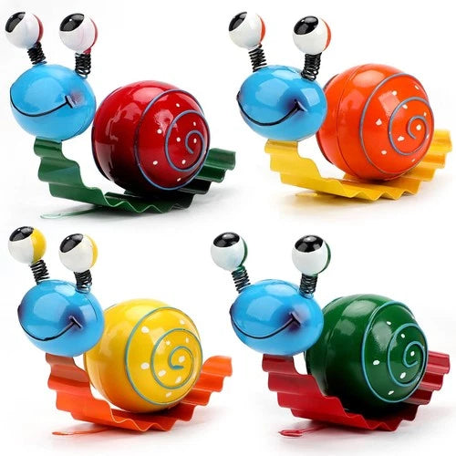 4 Pack Metal Cute Snails Yard Art Handcrafted Garden Decor Outdoor Decoration...
