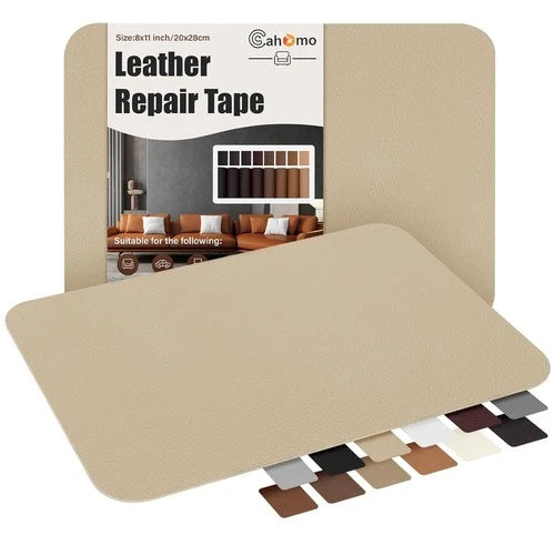 Cahomo Self-Adhesive Leather Repair Patches,8X11 Inch Leather Repair Tape for Co